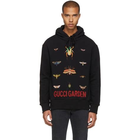 gucci garden hoodie insects|Gucci Insects Garden Printed Hoodie .